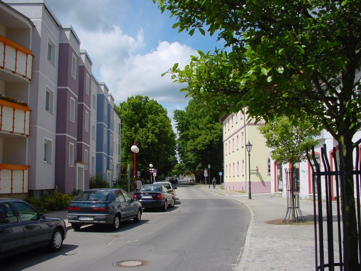 Mühlenstraße ohne Mühlentor vor dem Wiederaufbau